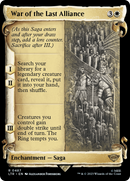 War of the Last Alliance (Showcase Scrolls) (LTR-487) [The Lord of the Rings: Tales of Middle-earth] Foil