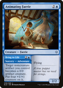 Animating Faerie (ELD-038) [Throne of Eldraine] Foil