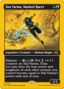 Sita Varma, Masked Racer (First-Place Foil) (DFT-493) [Aetherdrift] Foil