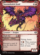 Stormshriek Feral (Showcase) (TDM-304) [Tarkir: Dragonstorm]