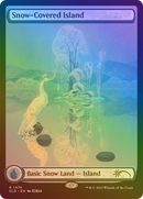 Snow-Covered Island (1474) (Rainbow Foil) (SLD-1474★) [Secret Lair Drop] Foil