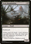 Feral Abomination (DOM-092) [Dominaria]