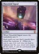 Threefold Signal (NCC-093) [New Capenna Commander] Foil