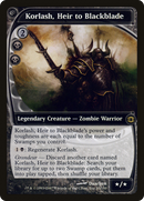 Korlash, Heir to Blackblade (FUT-087) [Future Sight] Foil