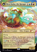 Nicol Bolas, the Ravager (Display Commander) - Thick Stock (SLD-1211) (Borderless) [Secret Lair Drop]