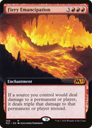 Fiery Emancipation (Extended Art) (M21-366) [Core Set 2021] Foil