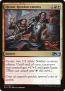 Heroic Reinforcements (M19-217) [Core Set 2019] Foil