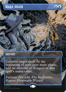 Mana Drain (Textured Foil) (OTP-067) (Borderless) [Breaking News] Foil
