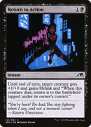 Return to Action (NEO-121) [Kamigawa: Neon Dynasty] Foil