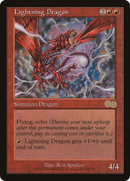 Lightning Dragon (USG-202) [Urza's Saga]