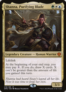Shanna, Purifying Blade (PPDMU-218) [Promo Pack: Dominaria United Promos] Foil