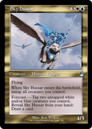 Sky Hussar (Retro Frame) (RVR-382) [Ravnica Remastered] Foil