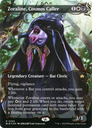 Zoraline, Cosmos Caller (Borderless) (Raised Foil) (BLB-355) (Showcase) [Bloomburrow] Foil
