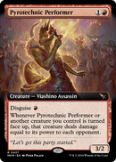 Pyrotechnic Performer (Extended Art) (MKM-407) [Murders at Karlov Manor] Foil