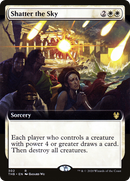 Shatter the Sky (Extended Art) (THB-302) [Theros Beyond Death] Foil