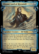 Elrond, Lord of Rivendell (Showcase Scrolls) (LTR-500) [The Lord of the Rings: Tales of Middle-earth] Foil