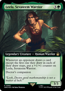 Leela, Sevateem Warrior (Extended Art) (Surge Foil) (WHO-989) [Doctor Who] Foil
