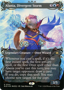 Alania, Divergent Storm (Borderless) (Raised Foil) (BLB-344) (Showcase) [Bloomburrow] Foil