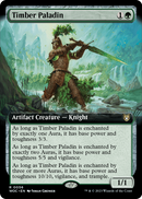 Timber Paladin (Extended Art) (WOC-056) [Wilds of Eldraine Commander]