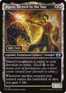 Daxos, Blessed by the Sun (Serial Numbered) (MUL-132) (Showcase) [Multiverse Legends] Foil