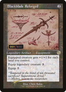 Blackblade Reforged (Schematic) (Serial Numbered) (BRR-069) [The Brothers' War Retro Artifacts] Foil