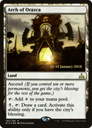 Arch of Orazca (PRE-185S) [Rivals of Ixalan Promos] Foil