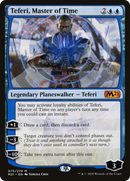 Teferi, Master of Time (PPM21-75P) [Promo Pack: Core Set 2021 Promos] Foil