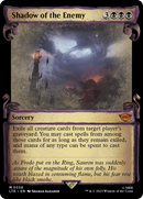 Shadow of the Enemy (Showcase Scrolls) (LTR-558) [The Lord of the Rings: Tales of Middle-earth] Foil