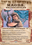 Magda, Brazen Outlaw (SLD-1688) (Showcase) (Borderless) [Secret Lair Drop] Foil