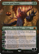 Wrenn and Seven (Borderless) (MID-278) (Borderless) [Innistrad: Midnight Hunt] Foil