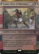 Samut, Vizier of Naktamun (Halo Foil) (MAT-224) (Showcase) (Borderless) [March of the Machine: The Aftermath] Foil