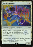 Jetpack Janitor (Galaxy Foil) (UNF-301) [Unfinity] Foil