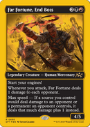 Far Fortune, End Boss (First-Place Foil) (DFT-480) [Aetherdrift] Foil