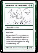 Bear with Set's Mechanic (CMB1-071) [Mystery Booster Playtest Cards 2019]