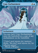 Copy Enchantment (WOT-016) (Showcase) (Borderless) [Wilds of Eldraine: Enchanting Tales] Foil