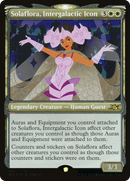 Solaflora, Intergalactic Icon (Showcase) (Galaxy Foil) (UNF-497) [Unfinity] Foil