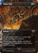 Nasty End (Borderless) (LTR-416) [The Lord of the Rings: Tales of Middle-earth] Foil