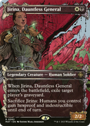 Jirina, Dauntless General (Showcase) (MAT-082) (Borderless) [March of the Machine: The Aftermath]