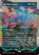All-Out Assault (Showcase) (Halo Foil) (TDM-415) [Tarkir: Dragonstorm] Foil