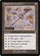 Staff of Domination (Schematic) (Serial Numbered) (BRR-119) [The Brothers' War Retro Artifacts] Foil