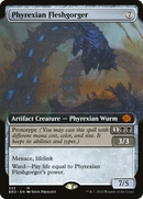 Phyrexian Fleshgorger (Extended Art) (BRO-332) [The Brothers' War] Foil