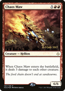 Chaos Maw (PRE-087) [Hour of Devastation Promos] Foil
