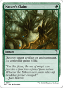 Nature's Claim (White Border) (MB2-069) [Mystery Booster 2]