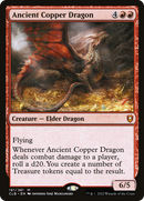 Ancient Copper Dragon (CLB-161) [Commander Legends: Battle for Baldur's Gate] Foil