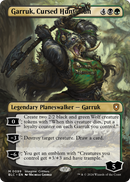 Garruk, Cursed Huntsman (Borderless) (BLC-099) [Bloomburrow Commander] Foil