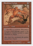 Bloodshot Cyclops (7ED-176) [7th Edition] Foil