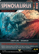 Spinosaurus - Regisaur Alpha (SLD-1393) (Borderless) [Secret Lair Drop]