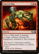 Turn to Slag (M21-168) [Core Set 2021] Foil