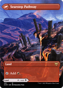 Blightstep Pathway (Borderless) (KHM-291) (Showcase) (Borderless) [Kaldheim] Foil