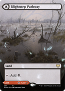 Blightstep Pathway (Borderless) (KHM-291) (Showcase) (Borderless) [Kaldheim] Foil